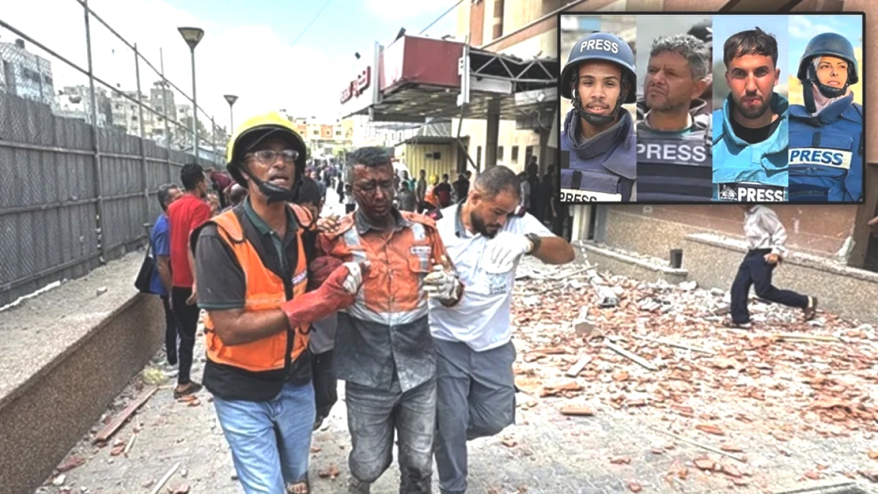İsrail’in Katliamında Şok Anlar: Yaralıları Kurtaran Ekibe Saldırı!