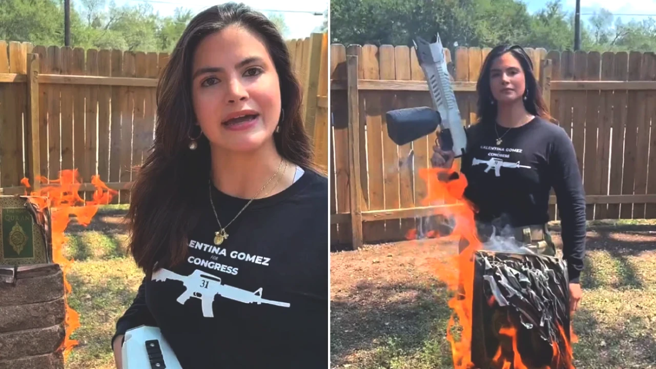 Trump Destekçisinden Şok Video! Kur’an-ı Kerim'i Yaktı, 'Müslümanlar Gitsin' Dedi