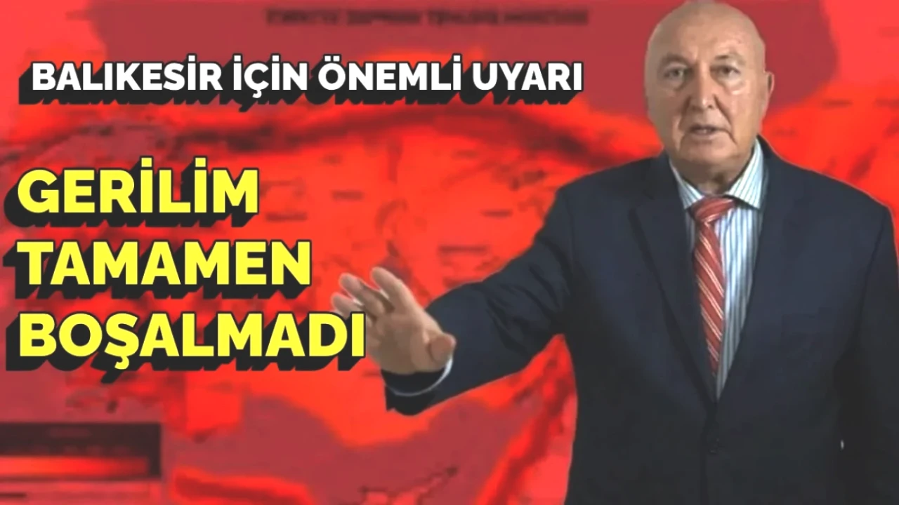 Prof. Dr. Ahmet Ercan: Balıkesir Depremi ile İlgili Korkutan Uyarı!