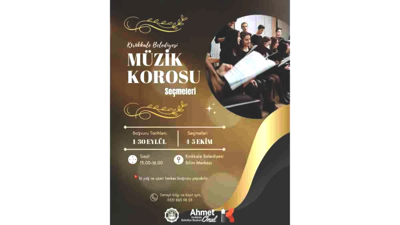 Kırıkkale Belediyesi'nden Sanatseverlere Müjdeli Haber! Yeni Müzik Korosu Kuruluyor