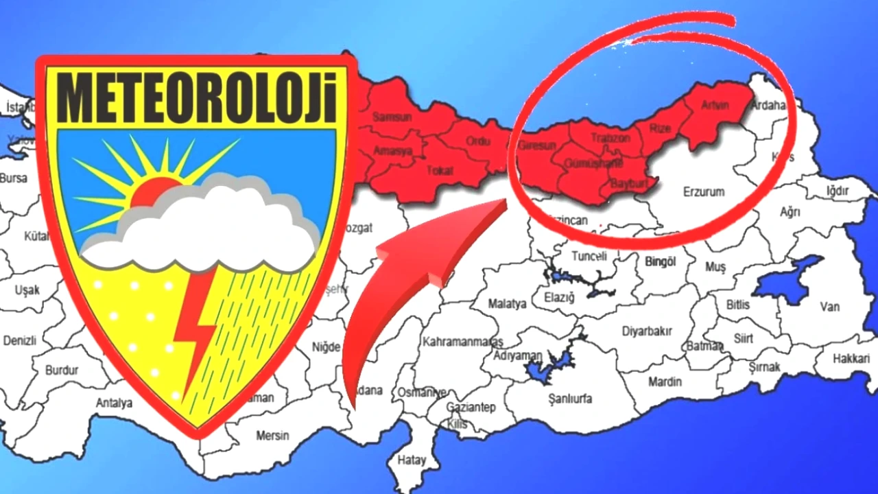 Doğu Karadeniz'de Gece Başlayacak Fırtına için Meteorolojiden Kritik Uyarı!